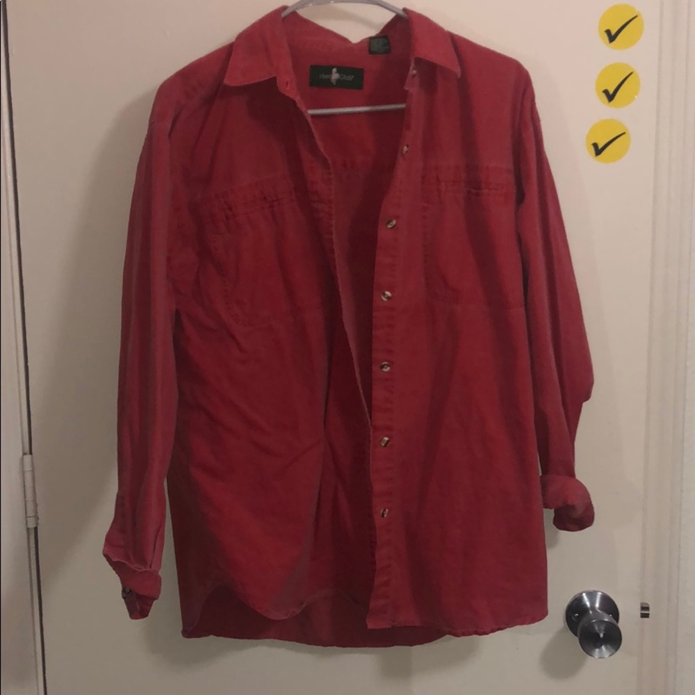 Oversized vintage button down